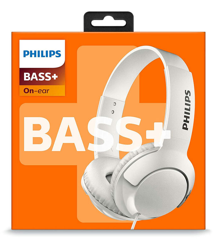 Philips Bass+ On Ear Headphones