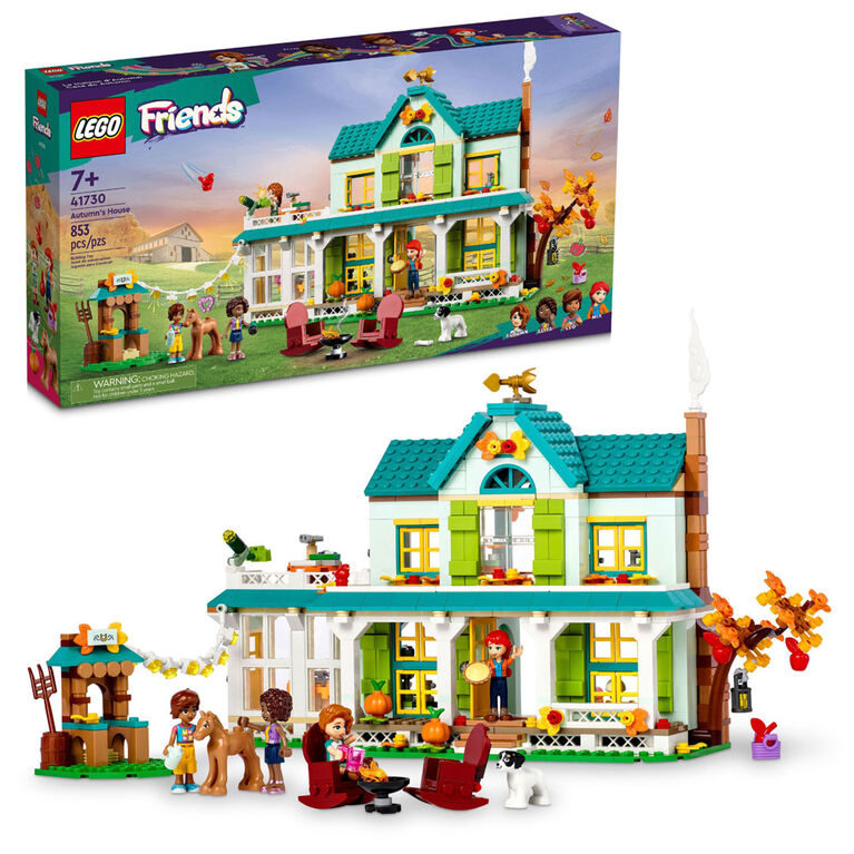 LEGO Friends Autumn's House 41730 Building Toy Set (853 Pieces)