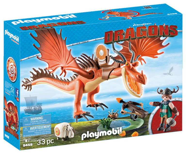 Playmobil - DRAGONS Morvik et Krochefer