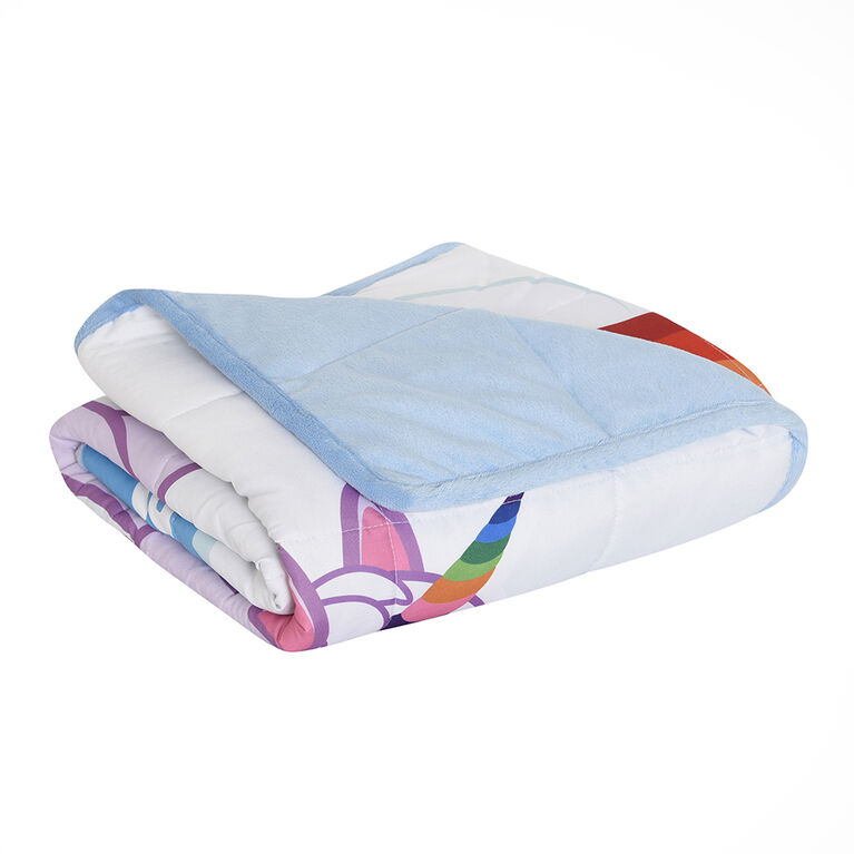Emoji Unicorn Kids Weighted Blanket (36 x 48 inches), 5lbs