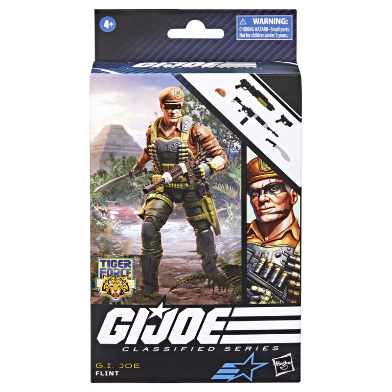 G.I. Joe Classified Series Tiger Force Flint, Collectible G.I. Joe Action Figure, 89, 6 Inch Action Figures - R Exclusive