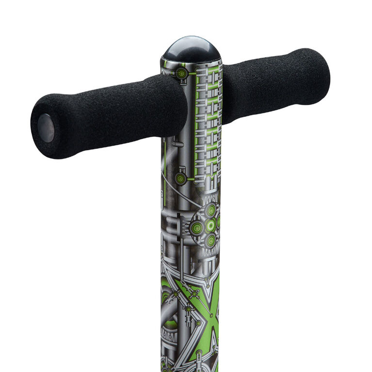 XOOTZ Pogo Stick Industrial, Green/Black