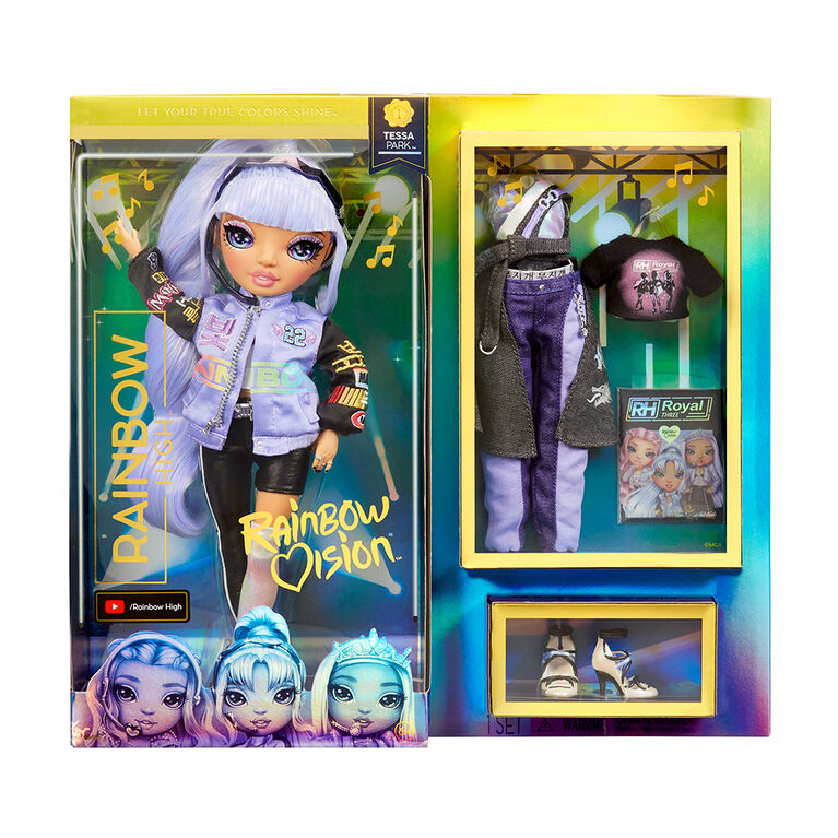 Rainbow Vision Rainbow High Royal Three K-pop - Tessa Park (Periwinkle  Blue) Fashion Doll | Toys R Us Canada