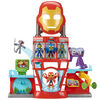 Marvel Iron Man and his Awesome Friends QG d'Iron Man, coffret électronique pour filles et garçons