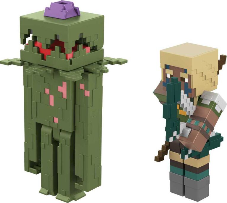 Minecraft Dungeons Explorer and Whisperer Figures