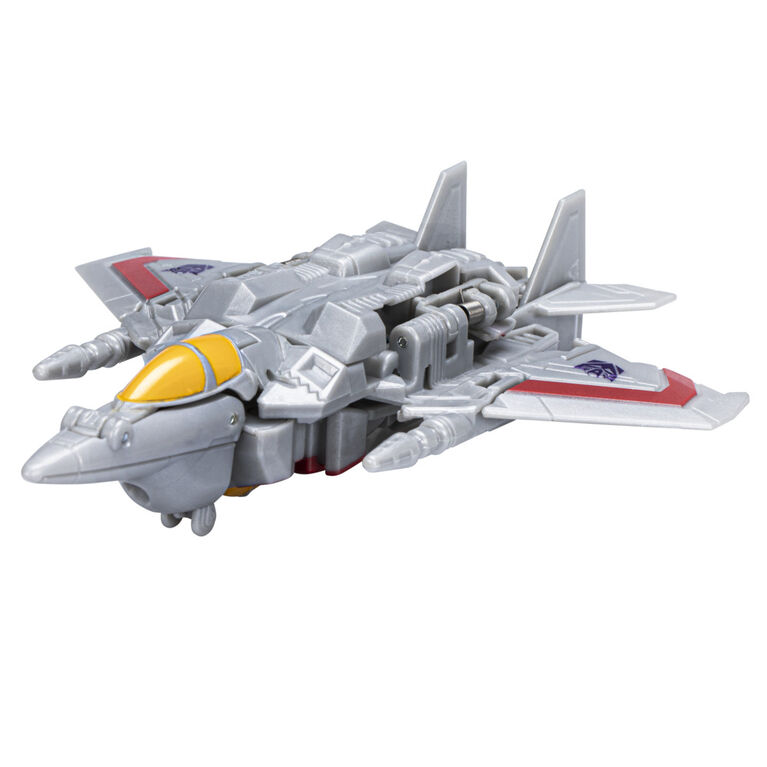 Transformers Buzzworthy Bumblebee 1-Step Changer Starscream 4.25 Inch Action Figure - R Exclusive