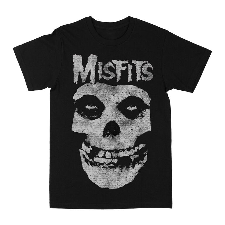 Misfits Classic- Skull Black Tshirt-Medium