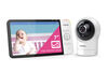 Le moniteur vidéo Wi-Fi intelligent pour bébé avec écran de 7 po et caméra panoramique 1080p HD et inclinaison à 360 degrés, blanc, RM7764HD de Vtech - Notre exclusivité