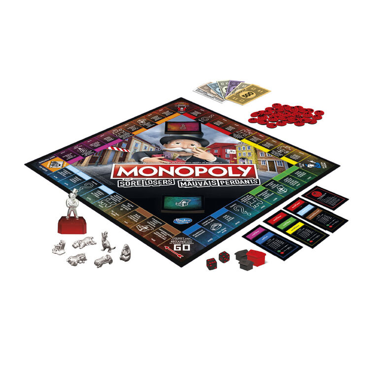 Monopoly pour mauvais perdants, le jeu où il est payant d'être perdant