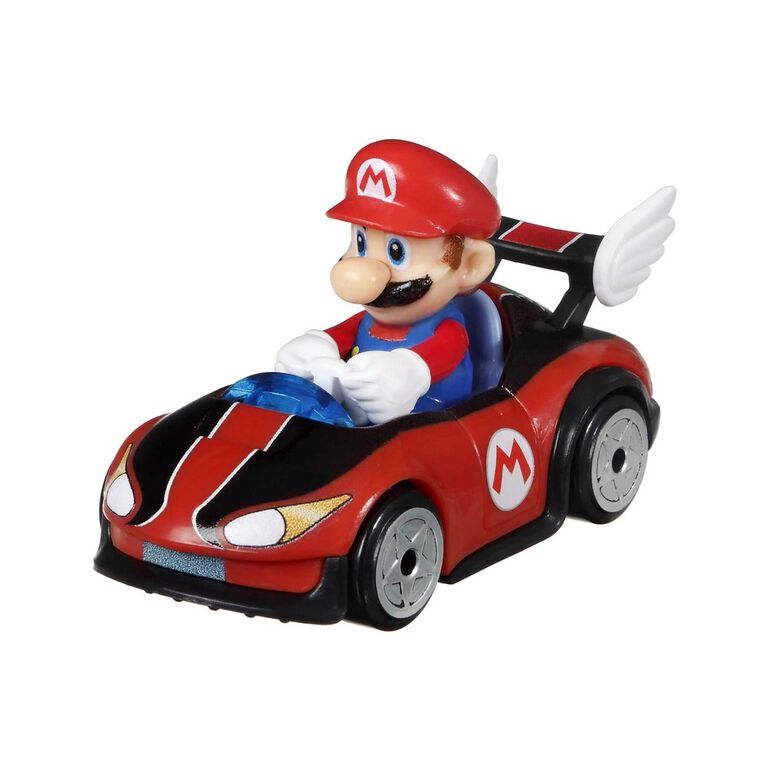 Hot Wheels - Mario Kart - Coffret de 4 Véhicules