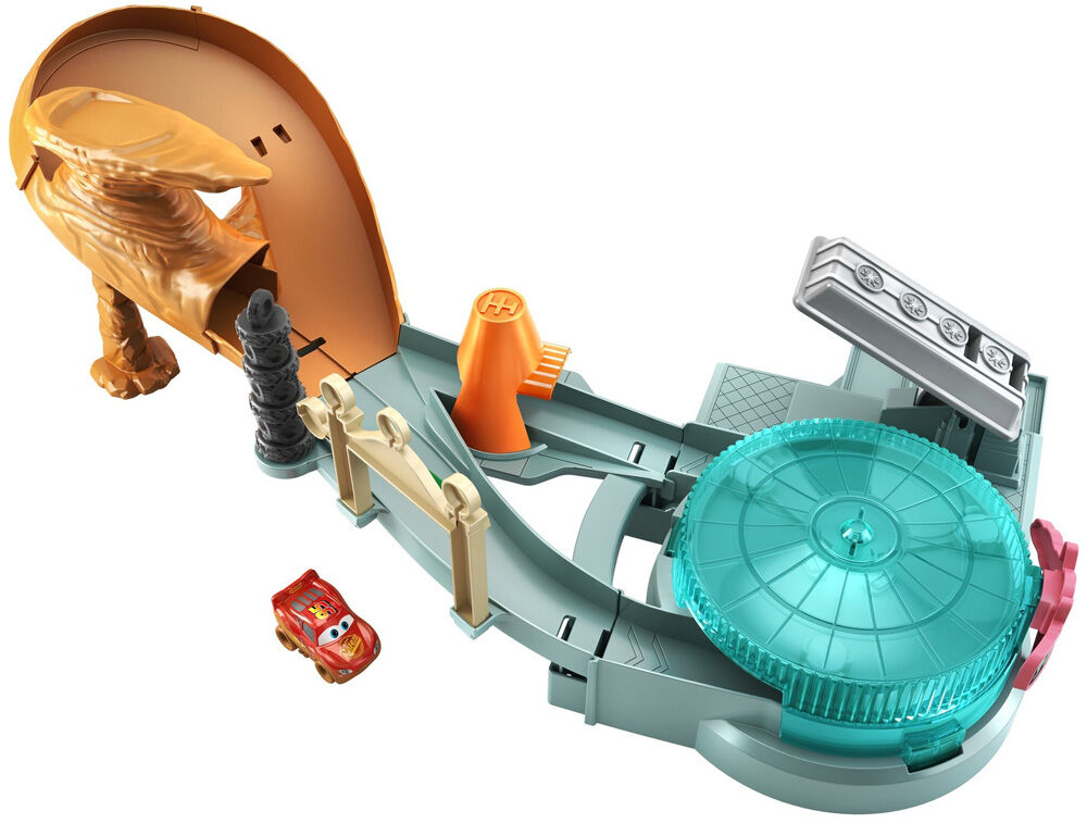 Disney Pixar Cars Mini Racers Radiator Springs Spin Out Playset