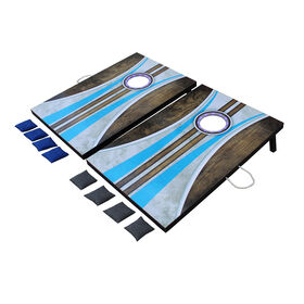 Santa Cruz Cornhole Bean Bag Toss Game Set avec lumières LED