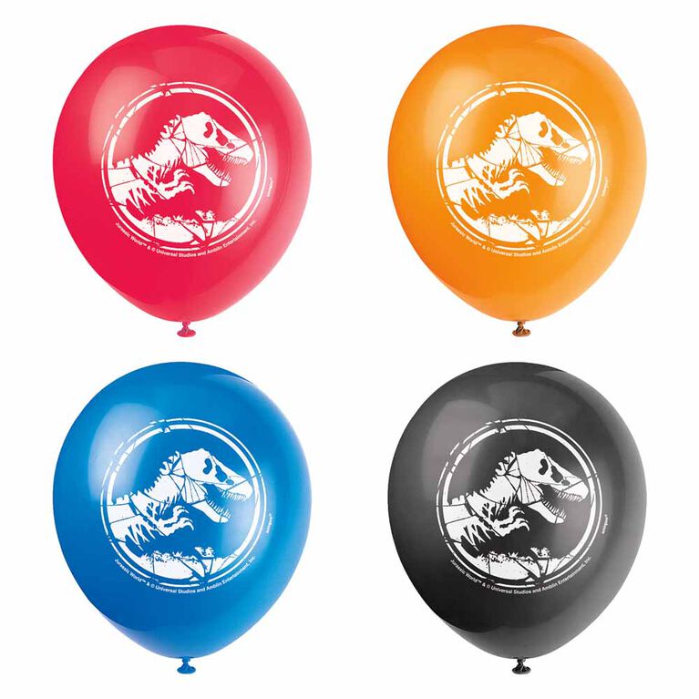 Jurassic World 12" Ballons, 8un