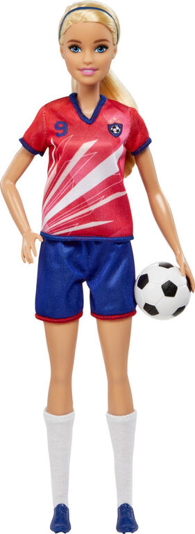 Ken Soccer Doll, Cropped Hair, #10 Uniform, Soccer Ball, Cleats,  Socks