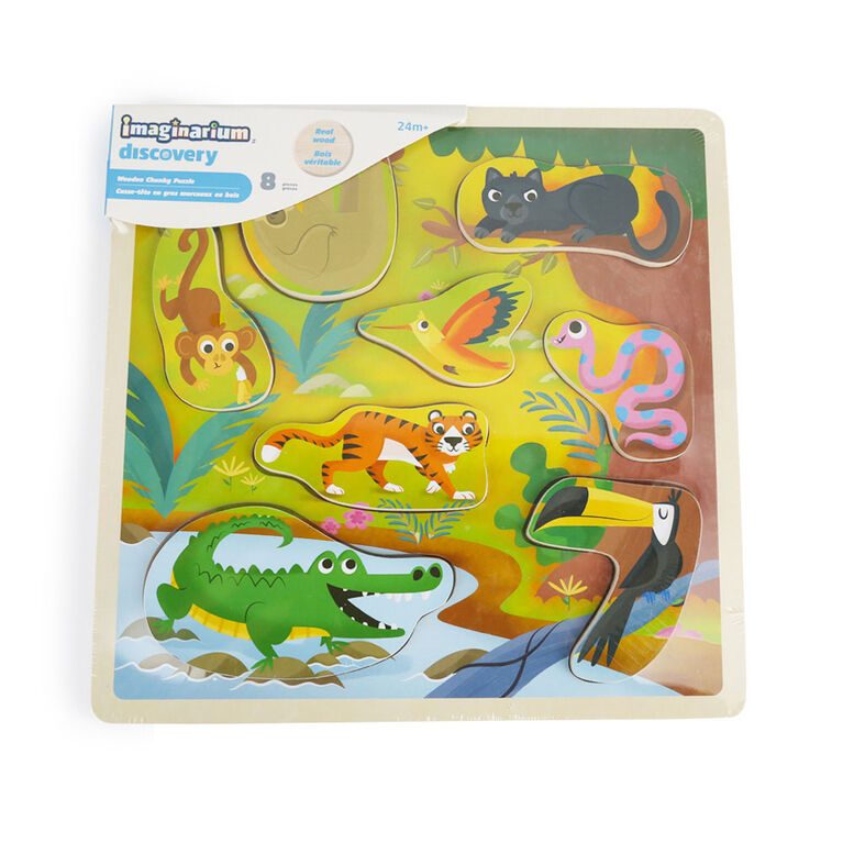 Imaginarium Discovery - Wooden Chunky Puzzle Assortment - Safari