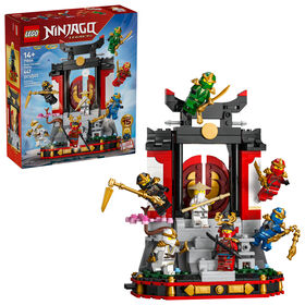 LEGO NINJAGO Le Socle d'Exposition de Personnages Ninjas - 15e Anniversaire, 8 Socles d'Exposition de Figurines 71866