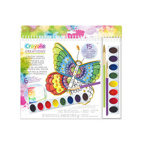 Ensemble d'aquarelles Crayola Creations Colour Theory