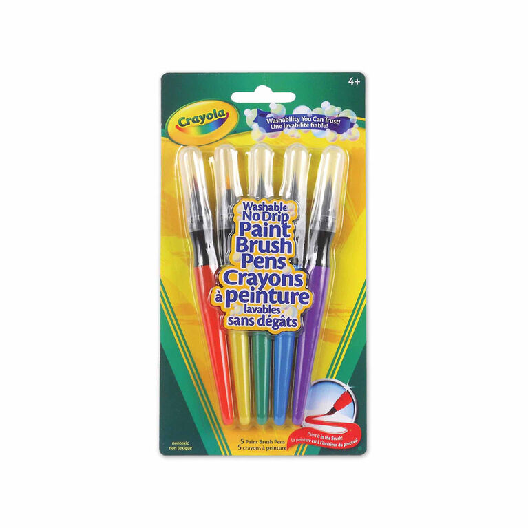 Crayola - Paint Brush Pens 5-Pieces