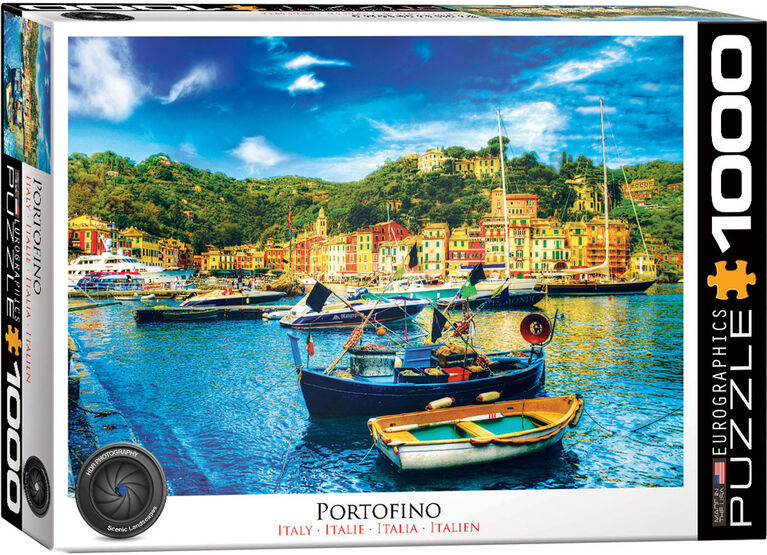 Eurographics Portofino Italy 1000 Piece Puzzle