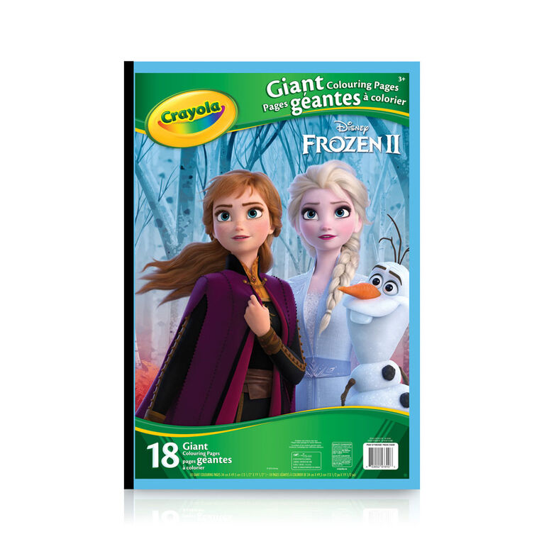 Pages à colorier géantes Crayola La Reine des neiges 2 Disney