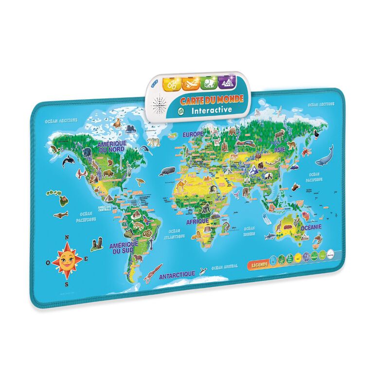 LeapFrog Touch and Learn World Map - French Edition