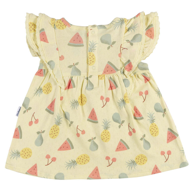 Gerber Childrenswear    Ensemble robe + couche  Fille  Fruit 