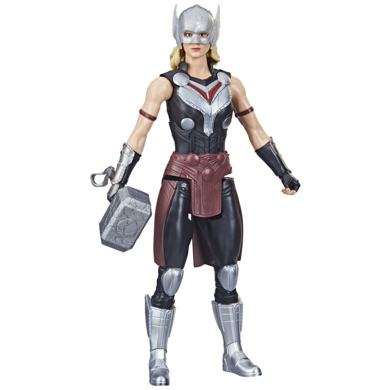 Marvel Avengers Titan Hero Series Mighty Thor Toy, 12-Inch-Scale Thor: Love and Thunder Figure