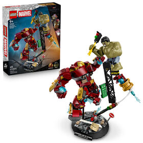 LEGO Marvel Combat L&eacute;gendaire : Le Hulkbuster Contre Hulk - Jouet de Construction de Superh&eacute;ros avec Iron Man - 76343