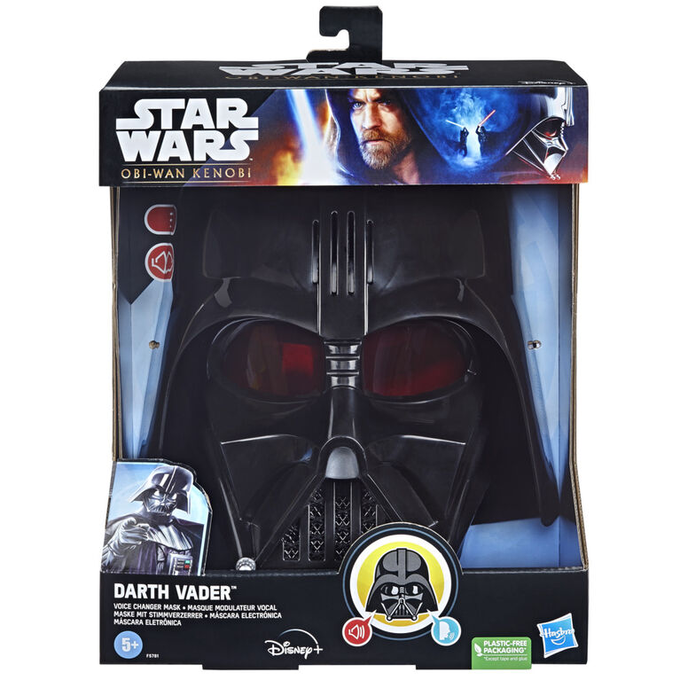 Star Wars Masque modulateur vocal électronique de Dark Vador, article de déguisement avec effets sonores - Édition anglaise