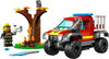 LEGO City 4x4 Fire Truck Rescue 60393 Building Toy Set (97 Pieces)