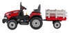 Peg Perego - Case IH Magnum Tractor Ride-On with Trailer  - Red