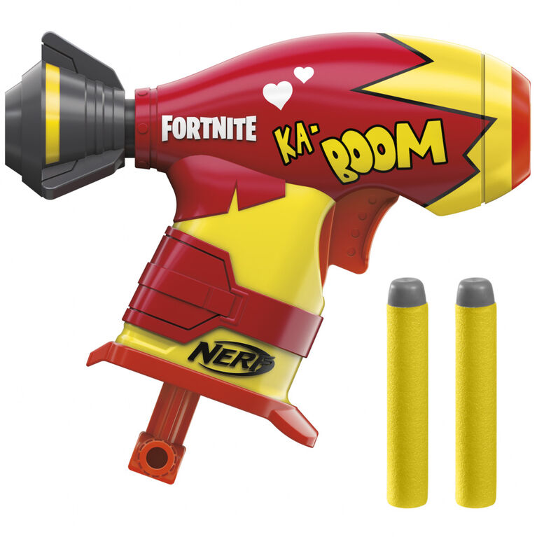 Nerf MicroShots Fortnite Micro Peely - Mini Dart-Firing Blaster and 2  Official Nerf Elite Darts - for Youth, Teens, Adults