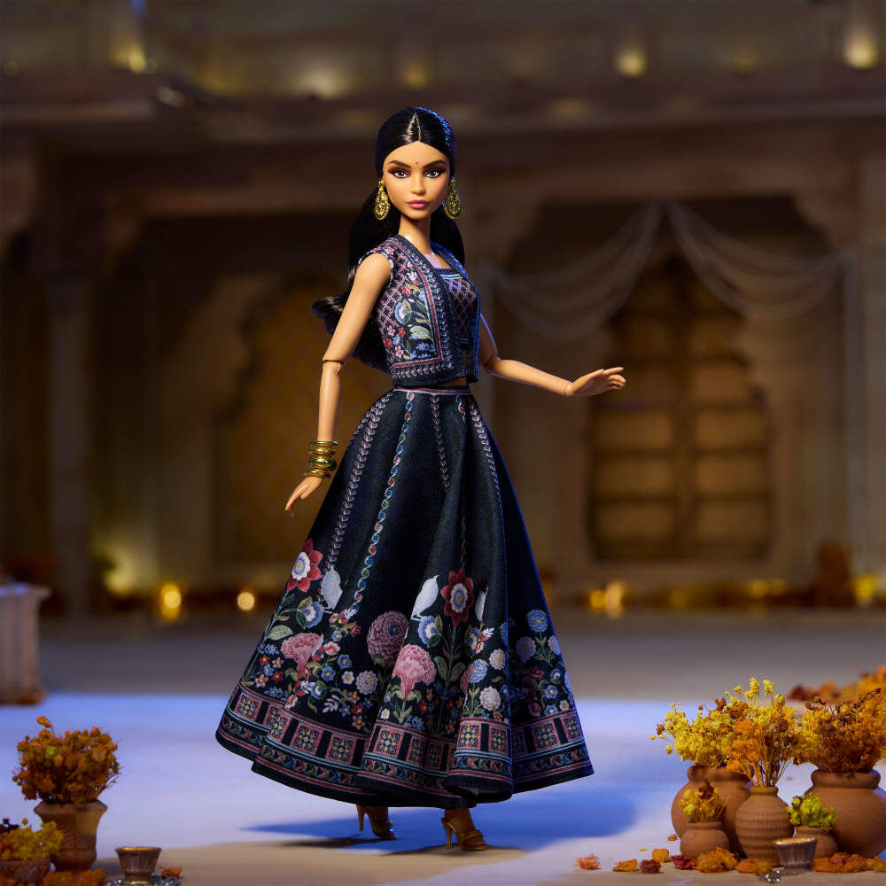 Barbie Signature Diwali Barbie Doll by Anita Dongre Wearing Festival of Lights Look, Holiday Collectible