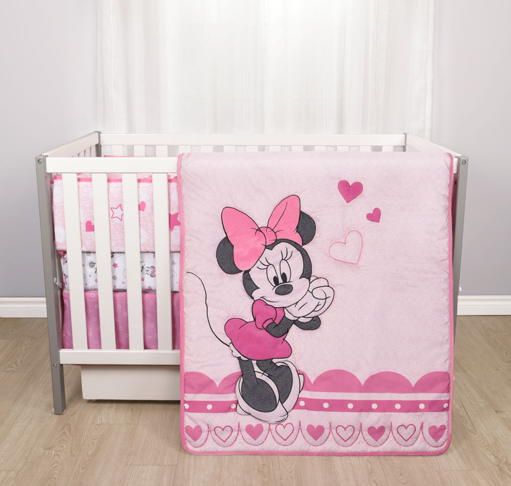 minnie mouse crib comforter