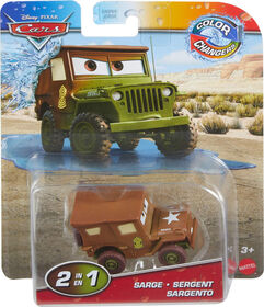 Disney and Pixar Cars Color Changers Collection Sarge