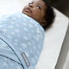 SwaddleMe by Ingenuity Velboa Original Swaddle - Blue Stars