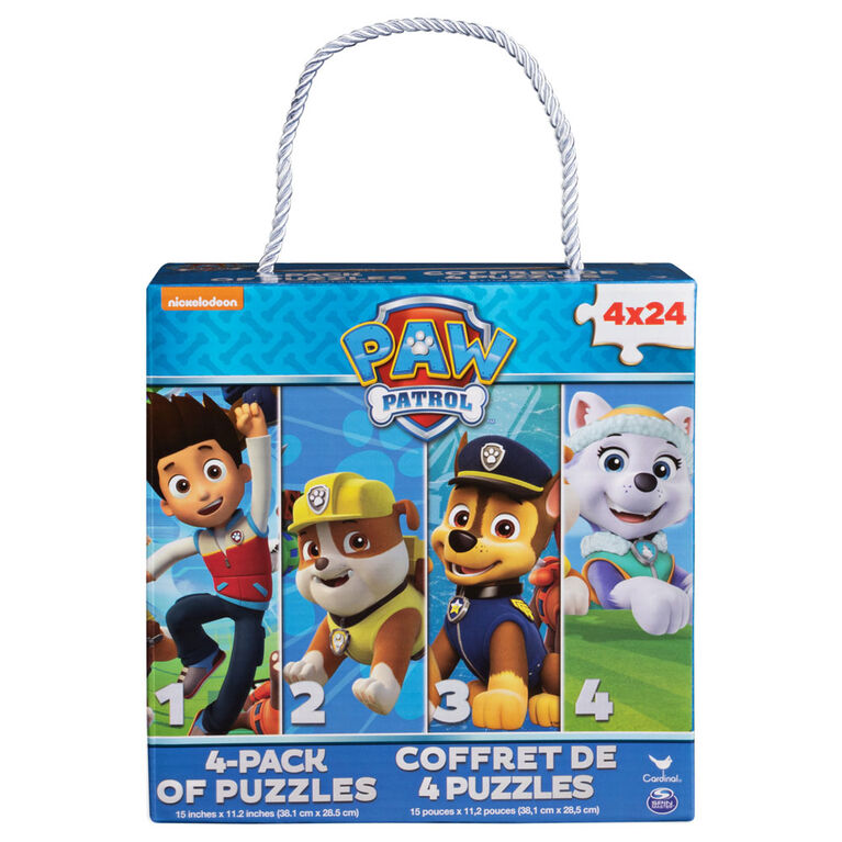 Nickelodeon - PAW Patrol - Coffret de 4 puzzles