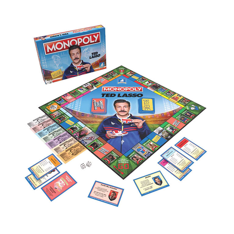 USAopoly MONOPOLY: Ted Lasso - English Edition