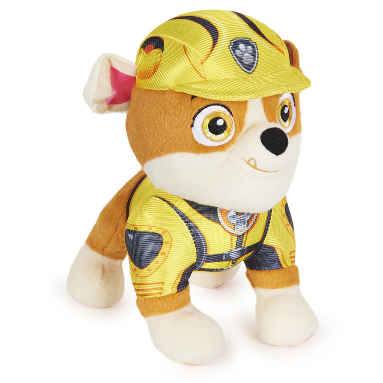 PAW Patrol, Movie Rubble Stuffed Animal Plush Toy, 8-inch