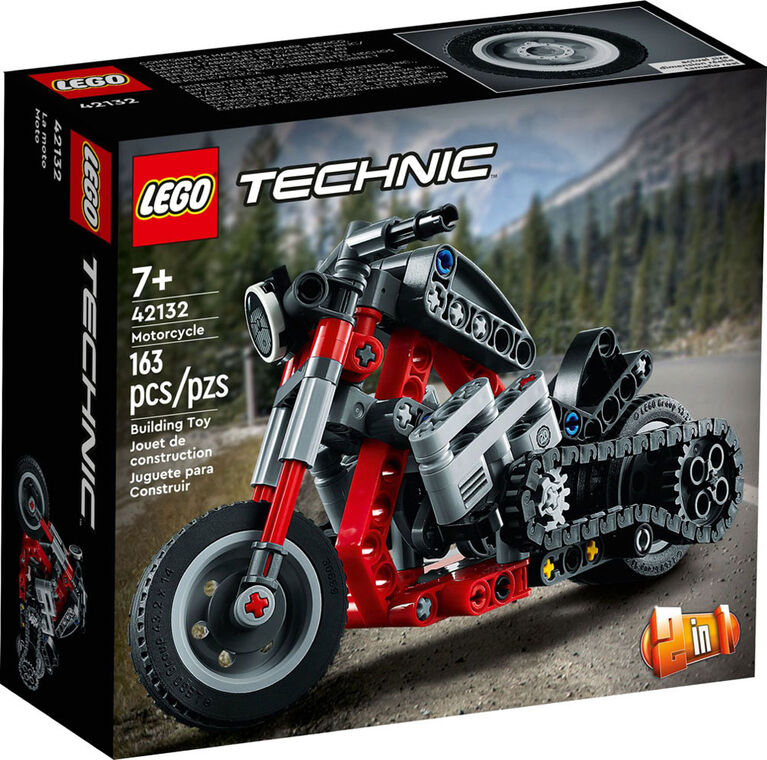 LEGO Technic Motorcycle 42132 Model Building Kit (160 Pieces)