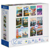 Family 12-Pack of Jigsaw Puzzles, Travel