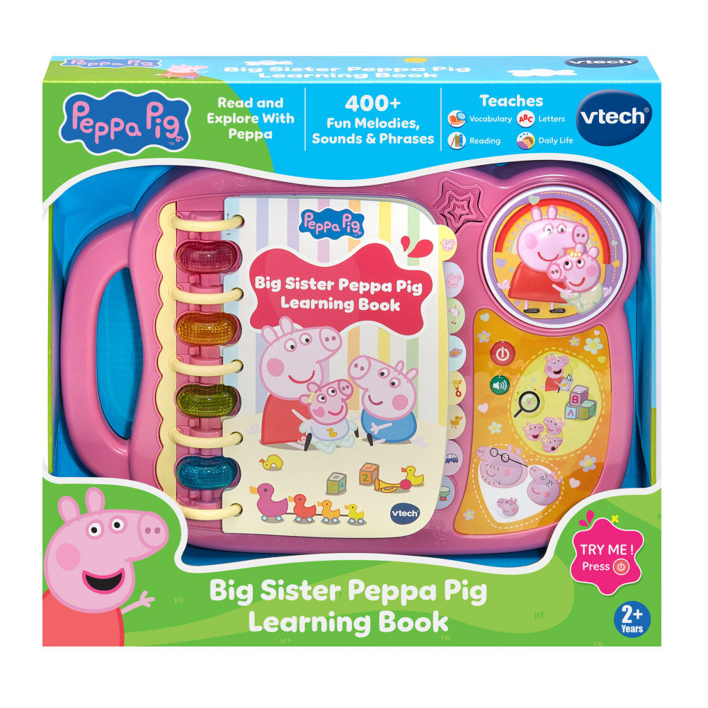 VTech Peppa Pig Big Sister Peppa Pig Learning Book - English Edition
