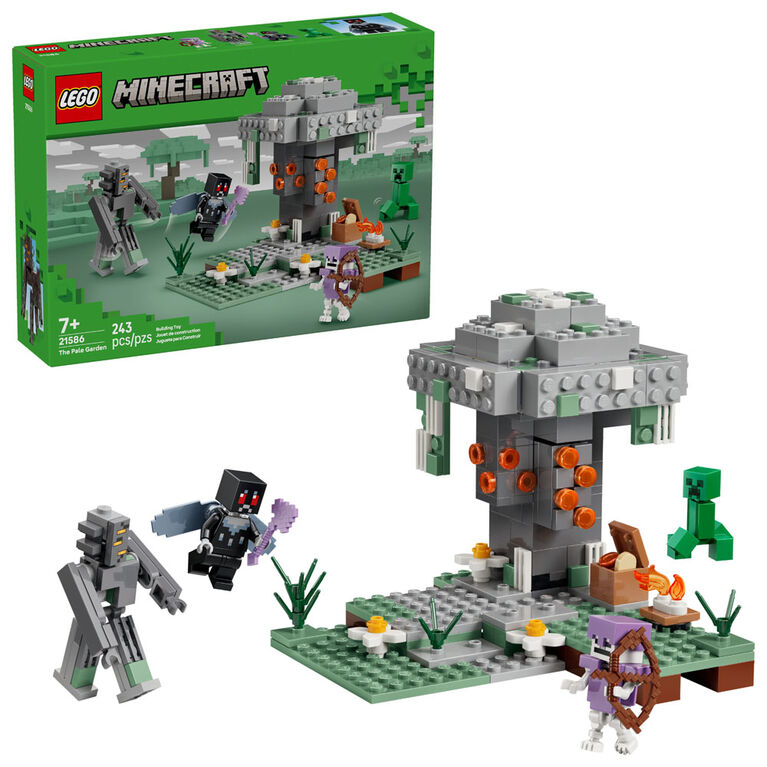 LEGO Minecraft The Pale Garden Building & Pretend Play Toy for Boys, Girls, & Kids, Ages 7+ - 21586