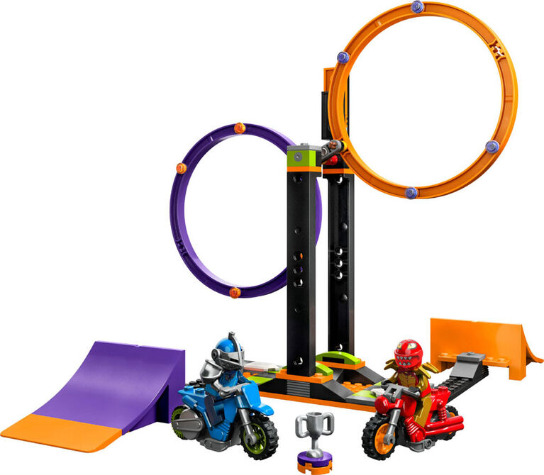 LEGO City Le défi de cascades tournoyantes 60360 Ensemble de jeu de construction (117 pièces)