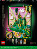 LEGO Wicked Emerald City Wall Art Aesthetic Fantasy Room Decor Gift for Adults 75685