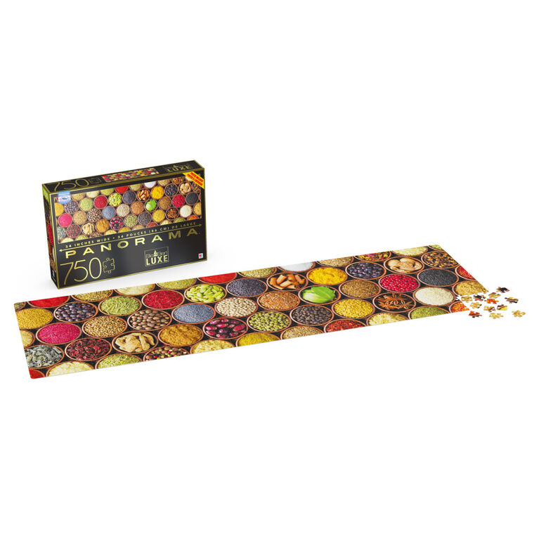 Big Ben 750-Piece Luxe Panorama Jigsaw Puzzle, Seasonings