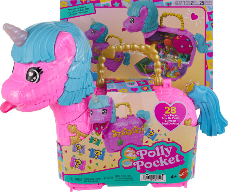 Polly Pocket Unicorn Partyland Playset