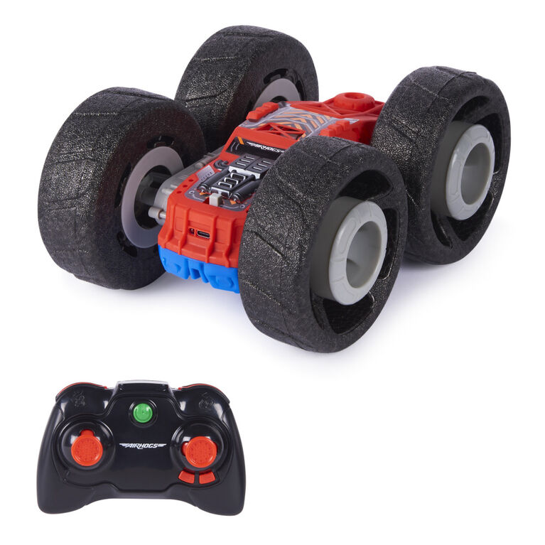 Air Hogs Super Soft, Flippin' Frenzy, 360 Spinning Action, 2-in-1 Stunt Vehicle Remote Control Car