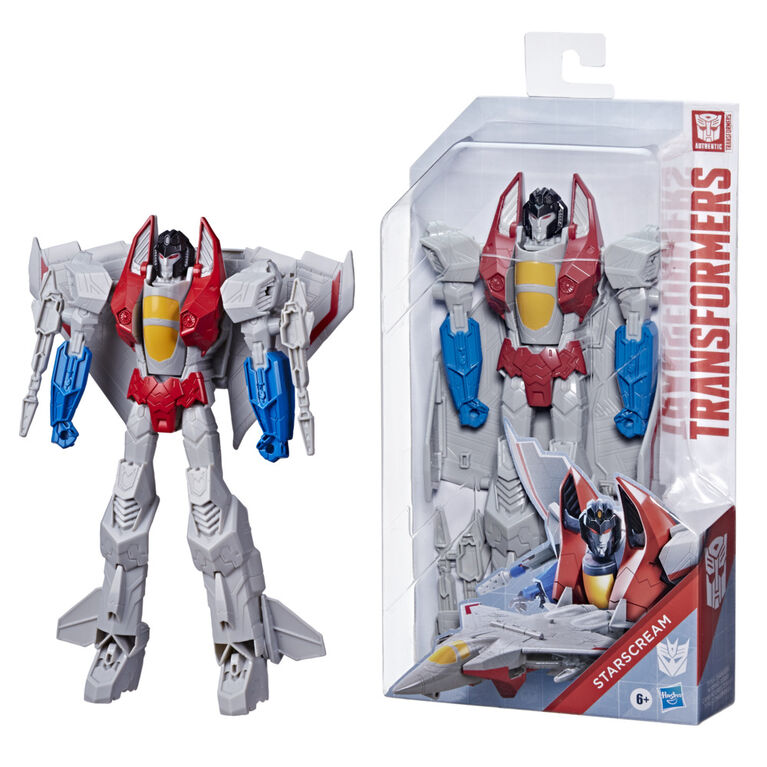 Transformers Toys Titan Changers Starscream Action Figure, 11-inch