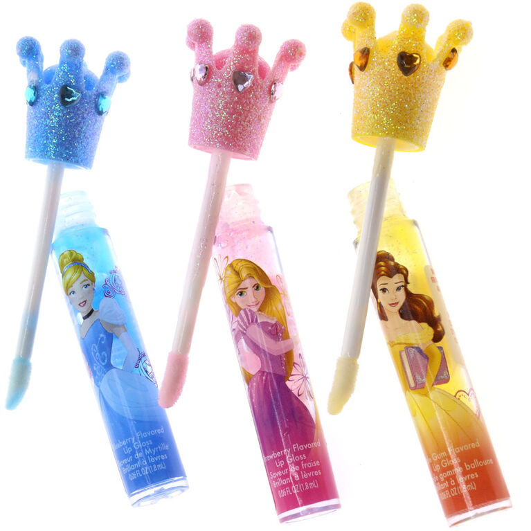 3 baguettes magiques à lèvres Disney Princess.